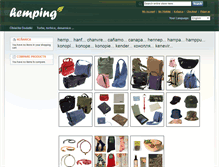 Tablet Screenshot of konoplje.hemping.com