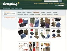 Tablet Screenshot of canamo.hemping.com